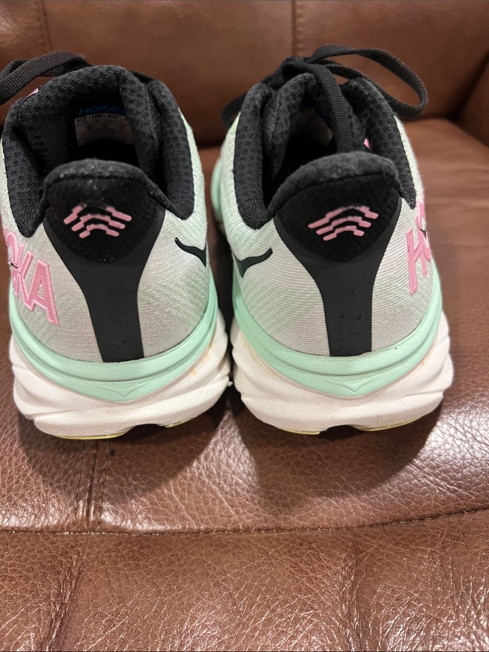 Hoka Mint, Pink & Black Women's Cushioned Running Sneakers - Picture 7 of 15